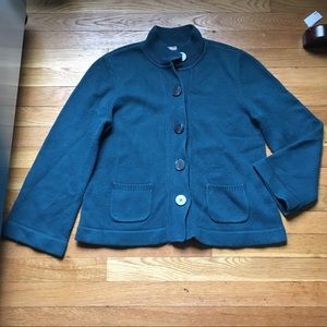 J. Jill Teal Chunky Sweater S